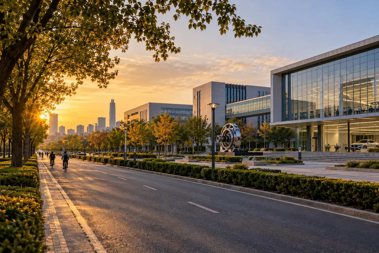 Contemporary Changchun automotive research and university district